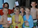 Luis, Toni, Elias, Bruno, Paul-Emiel (kl.Seepf.), Fabrice (Schwimmer) 09.07.2015